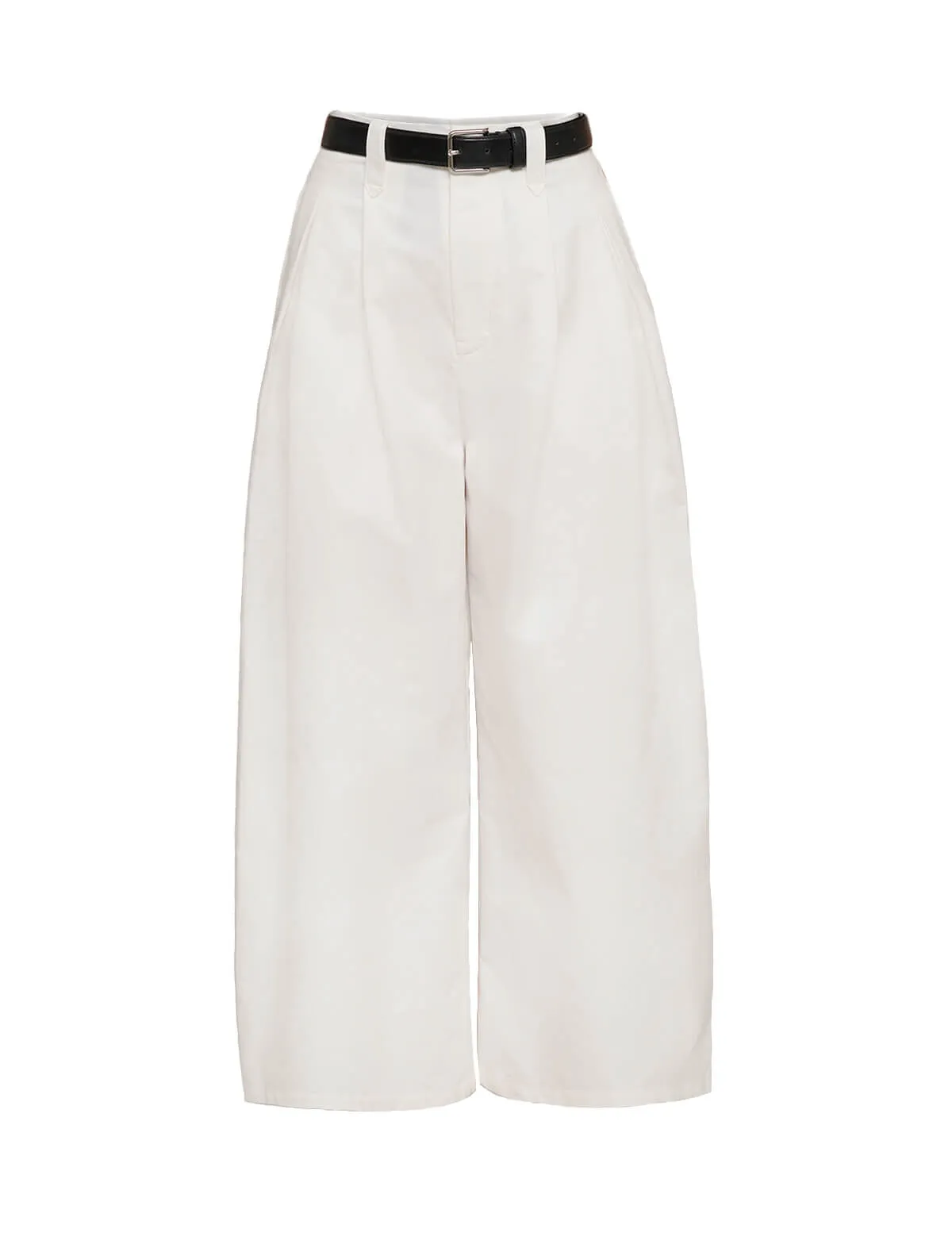 White Wide Leg Pants