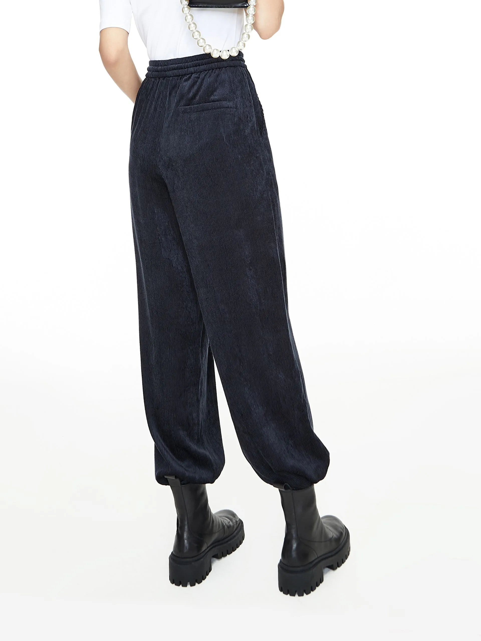 Wide Leg Corduroy Pants