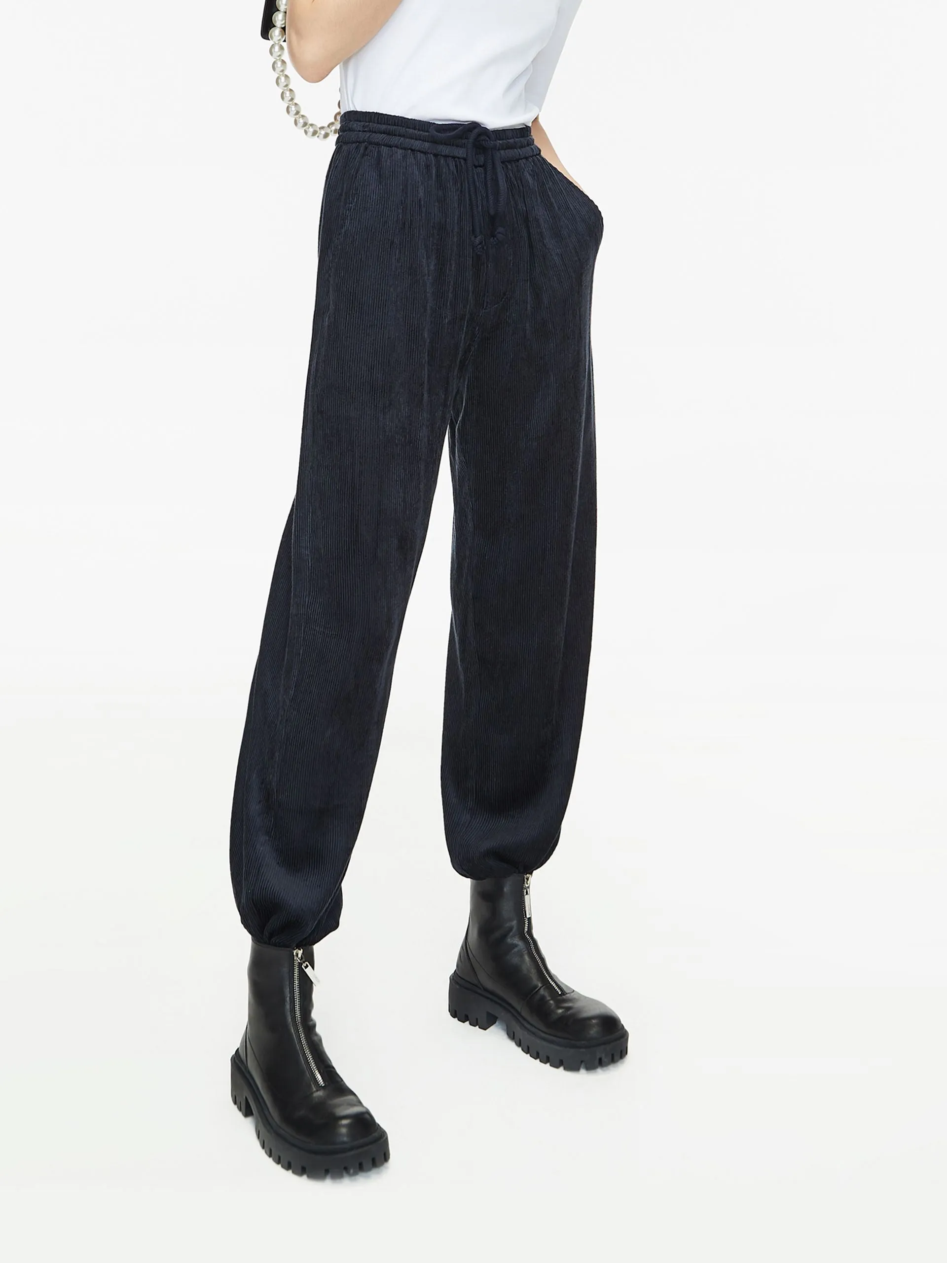 Wide Leg Corduroy Pants