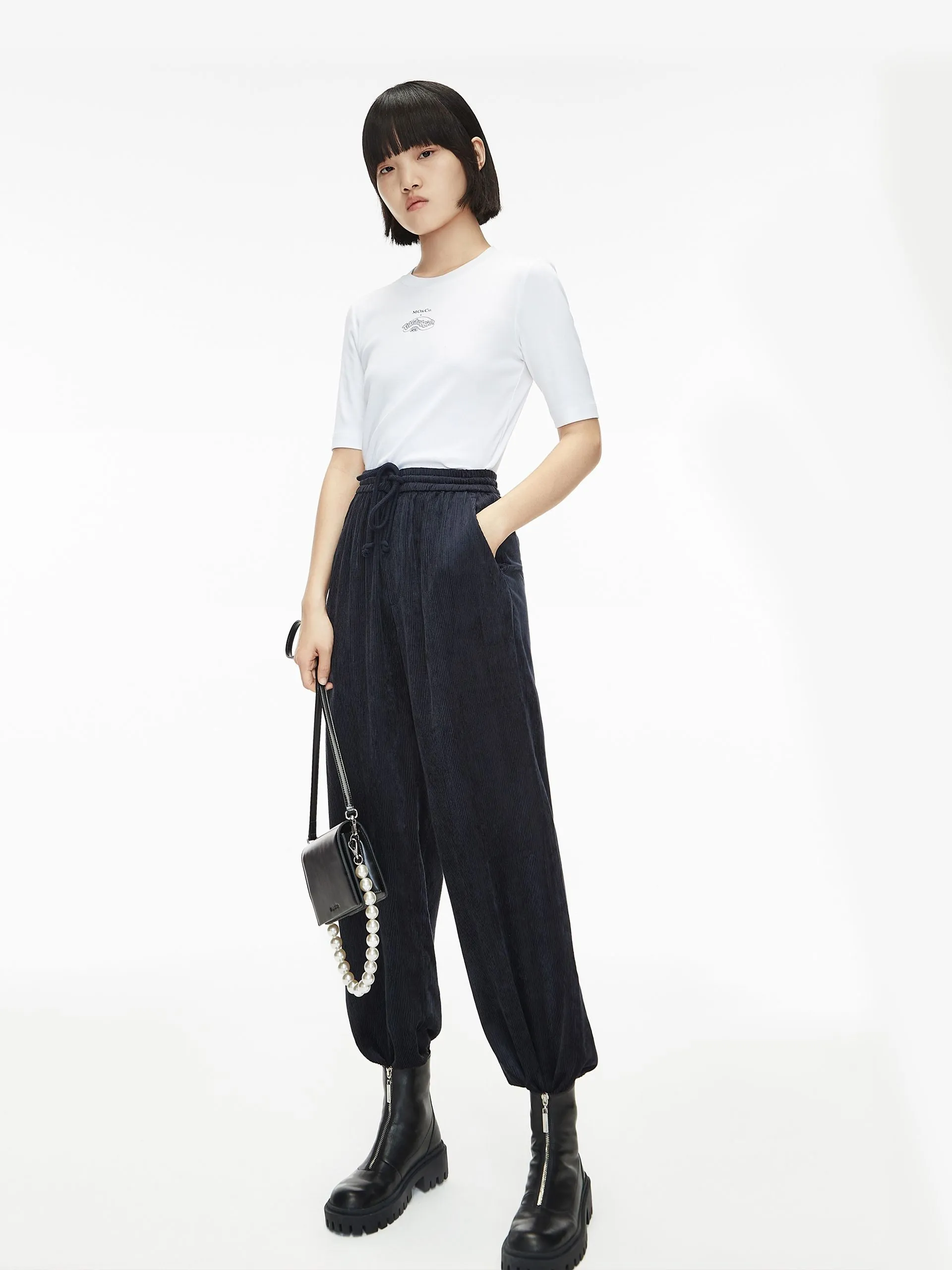 Wide Leg Corduroy Pants