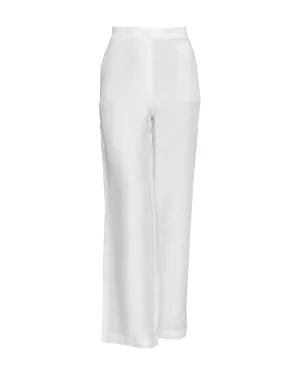 Wide Leg Pants White