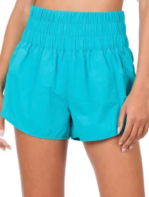 Windbreaker Smocked waistband shorts